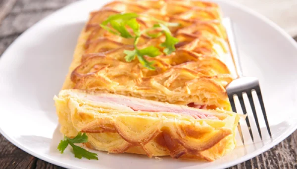 Feuilleté jambon fromage