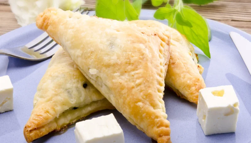 Feuilletés de chèvre et épinards