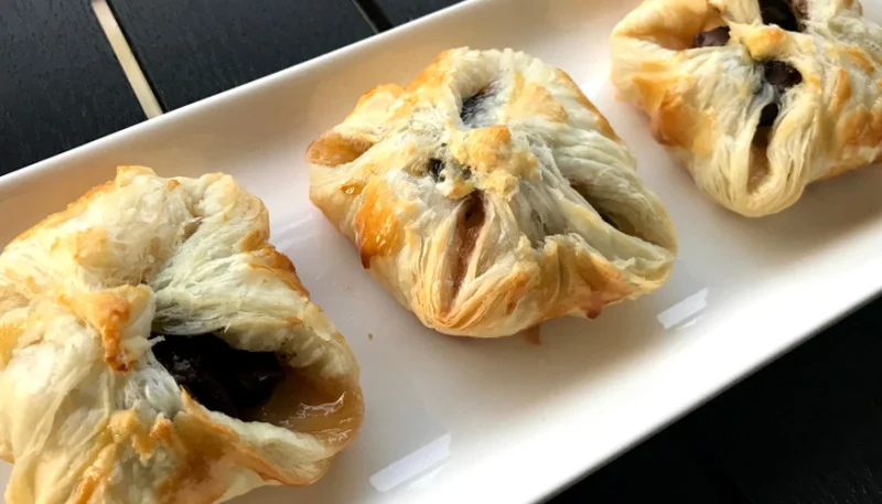 Feuilletés à la banane et au nutella