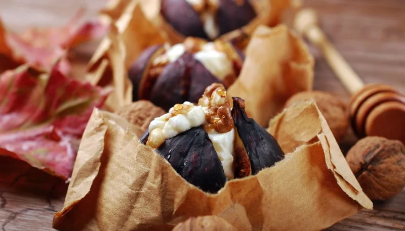 Figues rôties au chèvre