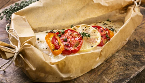 Filet de cabillaud en papillote