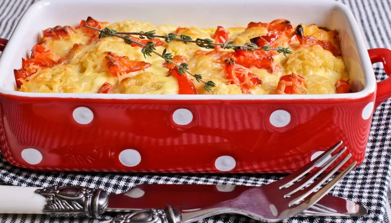 Flan de ratatouille au parmesan