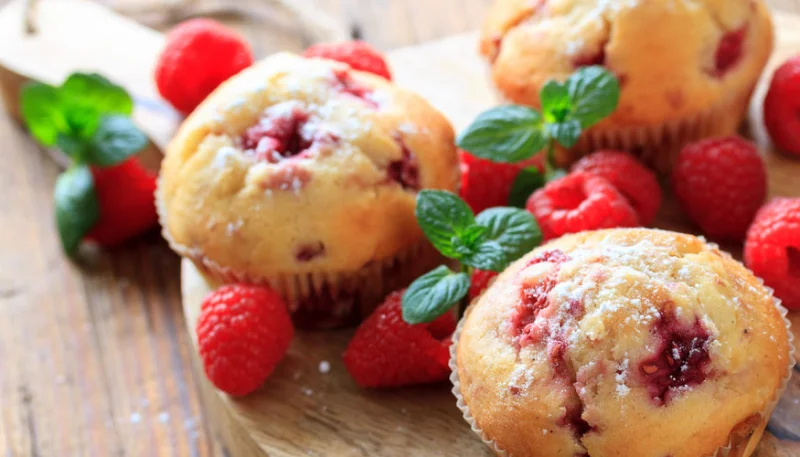Fondants légers aux amandes et framboises (sans beurre ni farine)