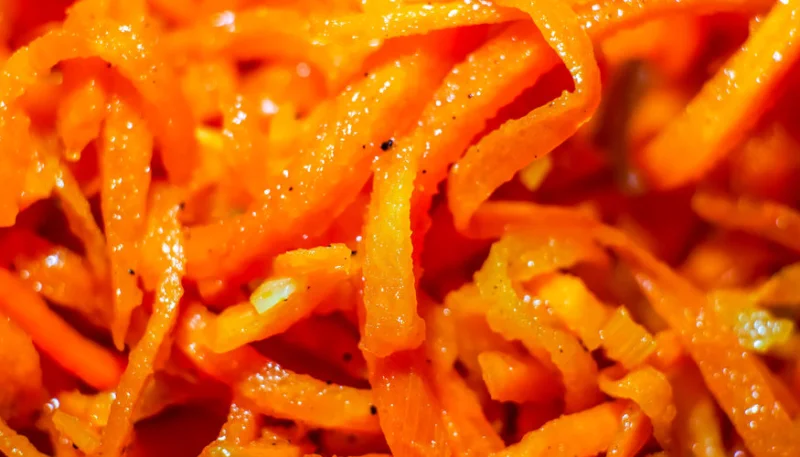 Fondue de carottes à l'orientale