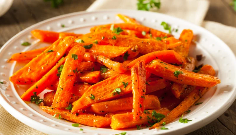 Frites de carottes à l'orange