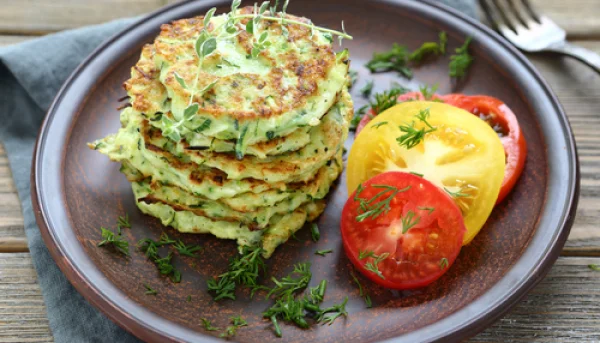 Galettes de chou-fleur au fromage frais