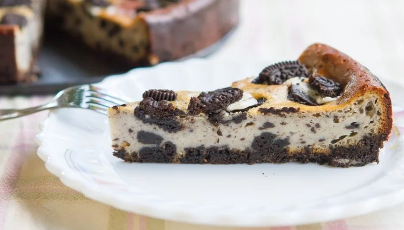 Gâteau au fromage blanc et Oreo
