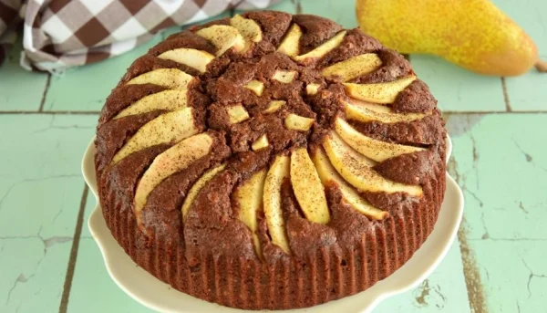 Gâteau aux poires et au chocolat