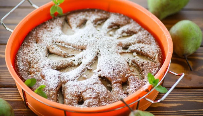 Gâteau aux poires et aux amandes