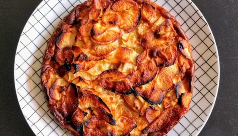 Gâteau invisible aux pommes