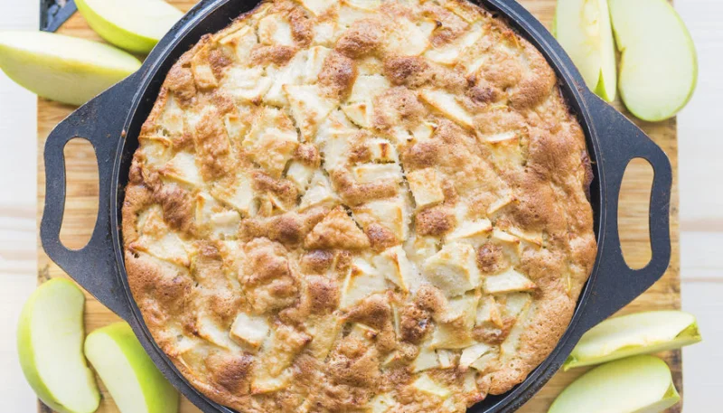 Gâteau light pomme et cannelle