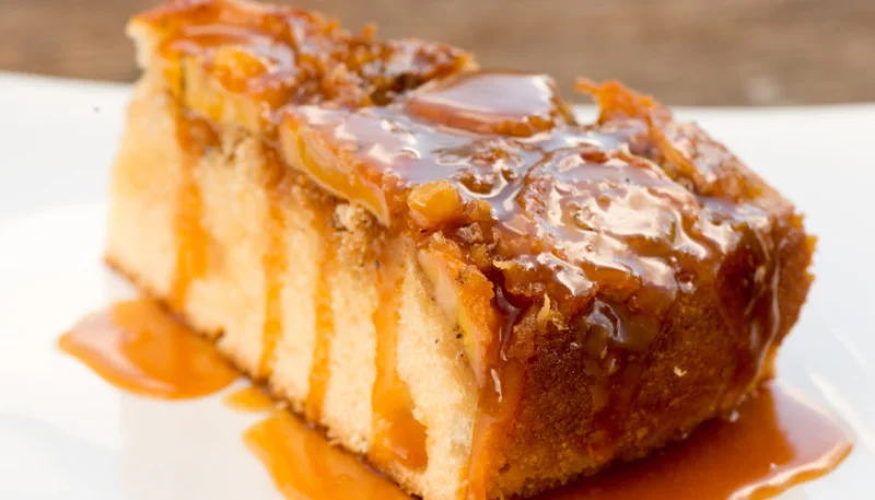 Gâteau renversé à la mangue