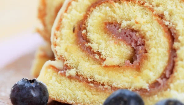 Gâteau roulé au caramel au beurre salé