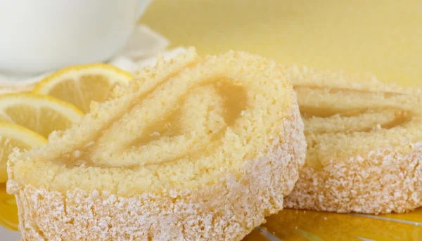 Gâteau roulé au citron