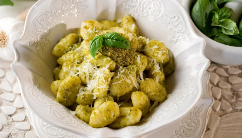 Gnocchi et pesto aux pistaches