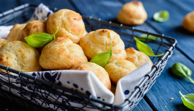 Gougères au chèvre