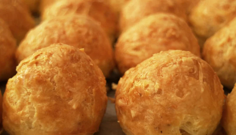 Gougères au Reblochon