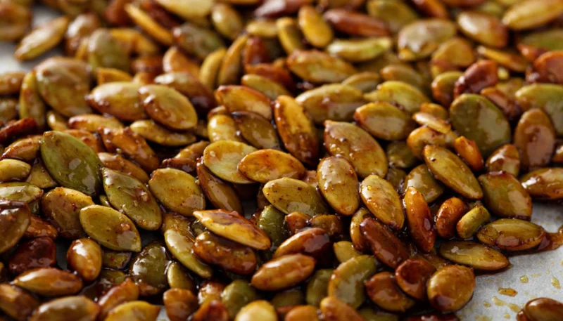 Graines de courge grillées pimentées