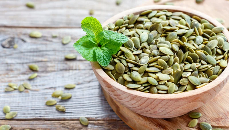 Graines de courges grillées aux épices