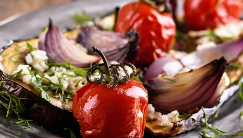 Gratin d'aubergines à la feta