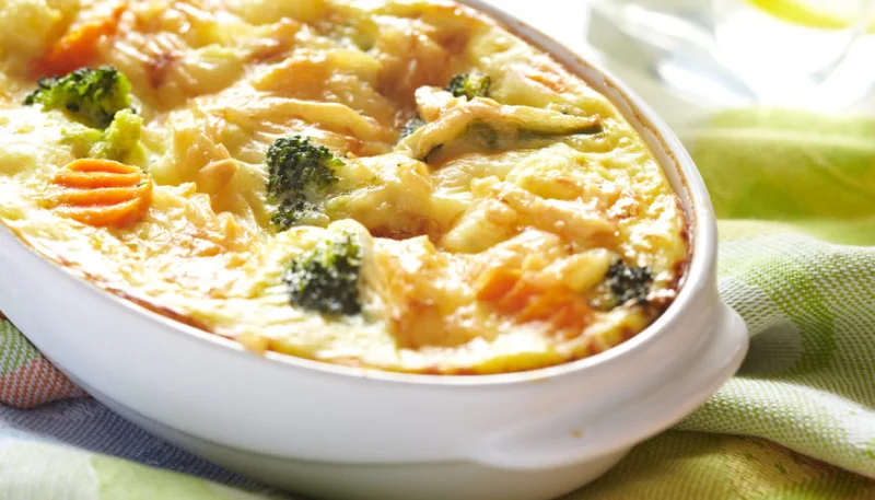 Gratin de carottes et brocoli