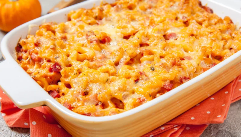 Gratin de penne et butternut, ricotta et parmesan