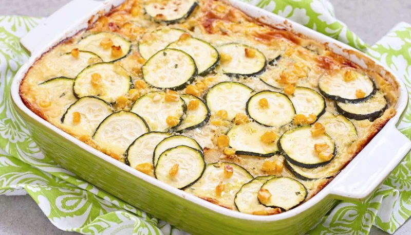 Gratin de pommes de terre et courgettes