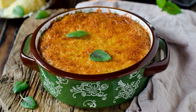 Gratin de potiron au riz
