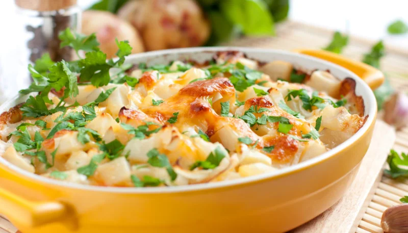 Gratin de saumon aux pommes de terre