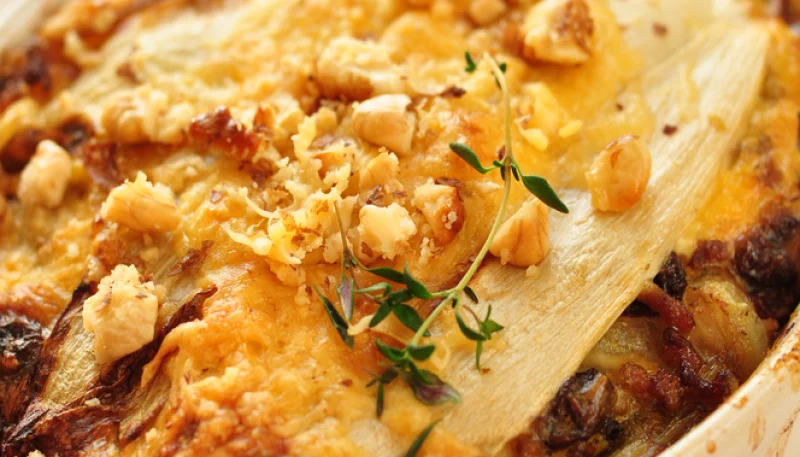 Gratin d'endives au maroilles