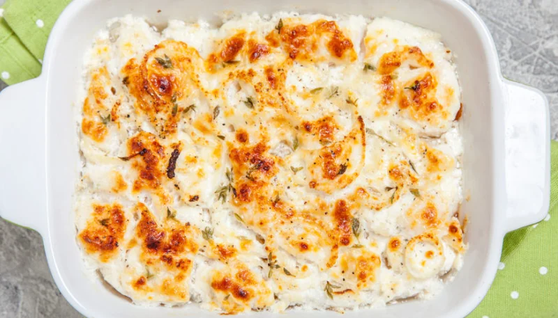 Hachis parmentier de cabillaud au chèvre