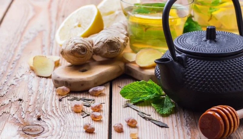 Infusion au gingembre et citron