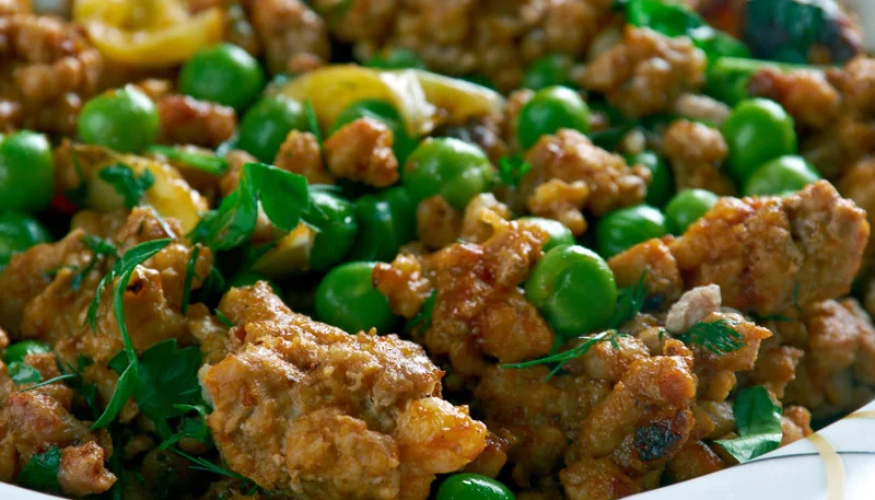 Keema matar (viande hachée aux petits pois)