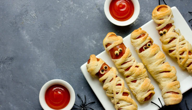 Knackis momifiées d'Halloween