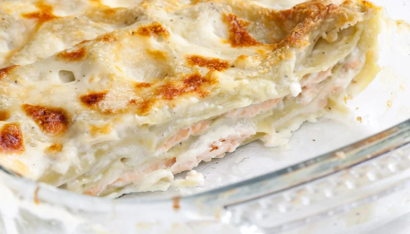 Lasagnes au saumon fumé