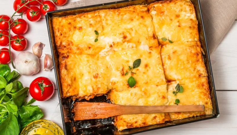 Lasagnes aux trois fromages