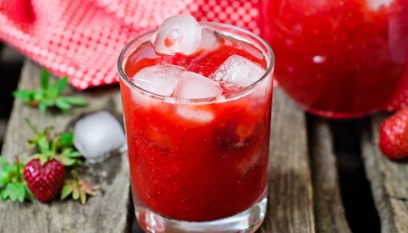 Limonade à la fraise