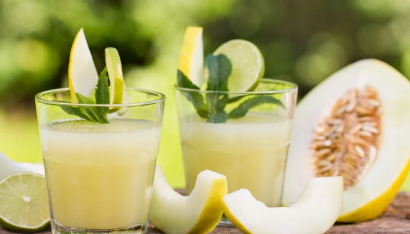 Limonade au melon vert