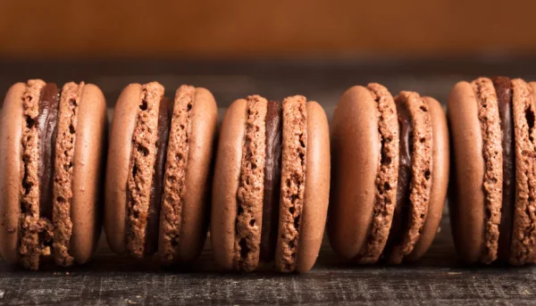 Macarons au chocolat