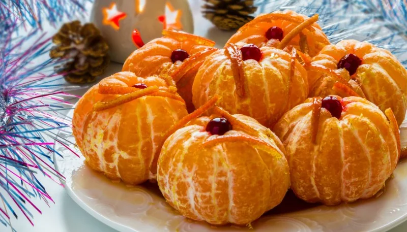 Mandarines au caramel