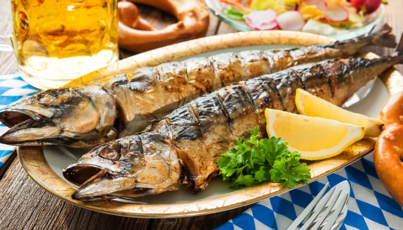 Maquereaux grillés au basilic