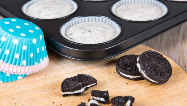 Mini-cheesecakes aux Oreo