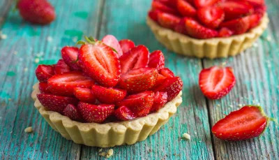 Mini-tartes aux fraises
