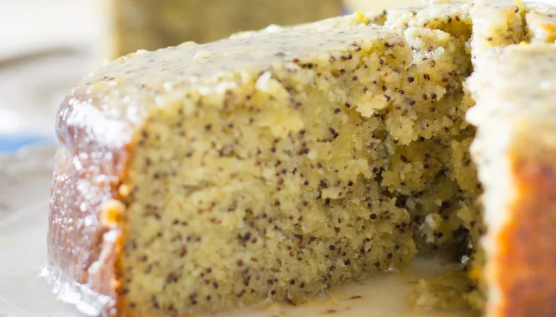 Moelleux au citron et pavot