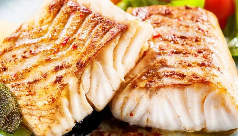 Morue grillée à la plancha