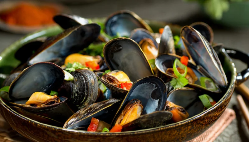 Moules au piment et citron vert