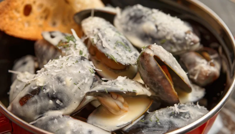 Moules au reblochon
