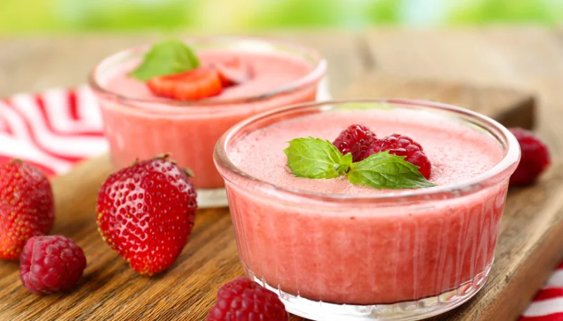 Mousse de fraises express