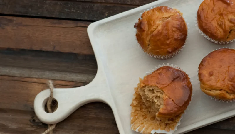 Muffins au beurre de cacahuète