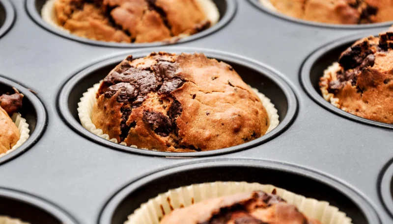 Muffins au chocolat au lait